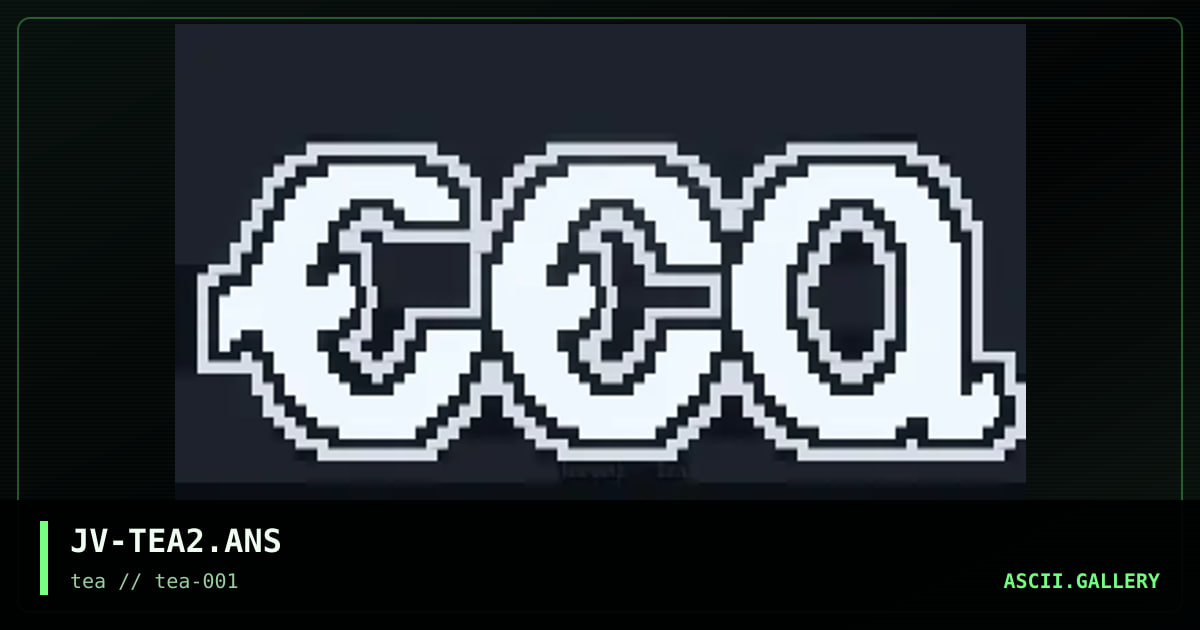 JV-TEA2.ANS, by jeeves, 1994