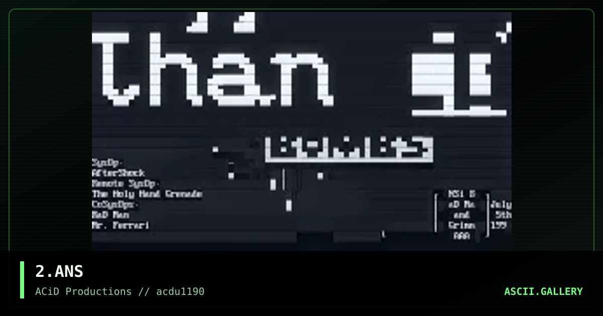 2.ANS, by rad man, grimm, 1990