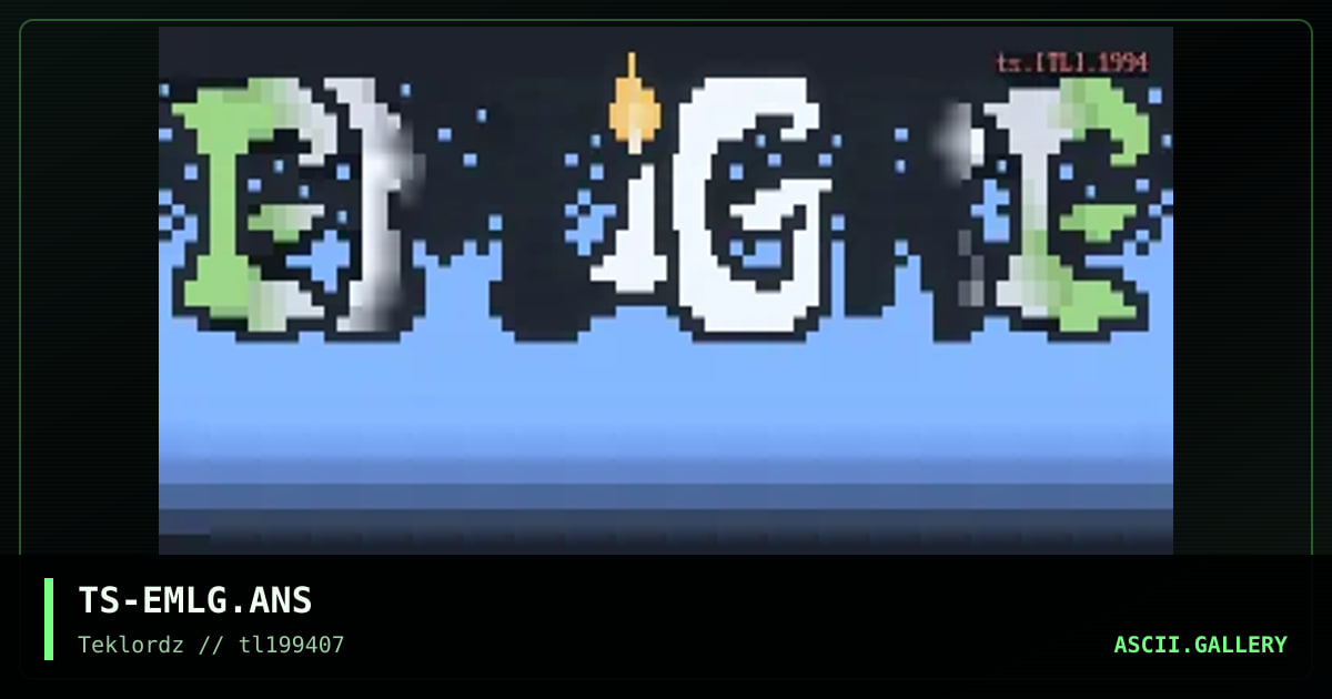 TS-EMLG.ANS, by ts, 1994