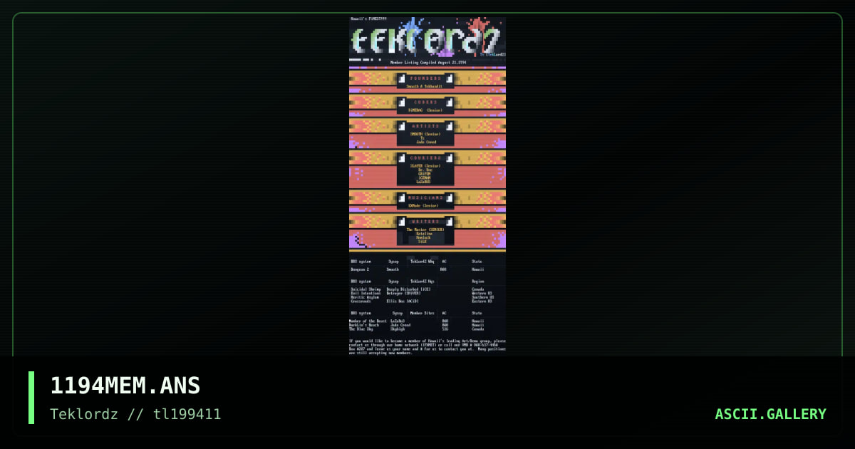 1194MEM.ANS, by untagged, 1994