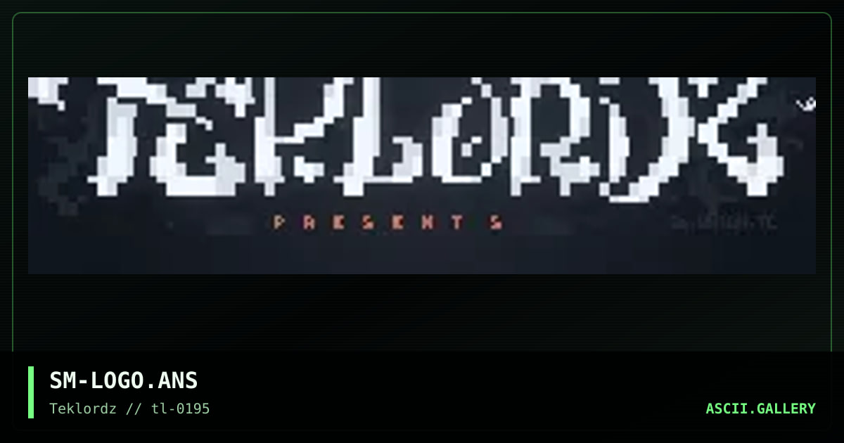 SM-LOGO.ANS, by smooth, 1995
