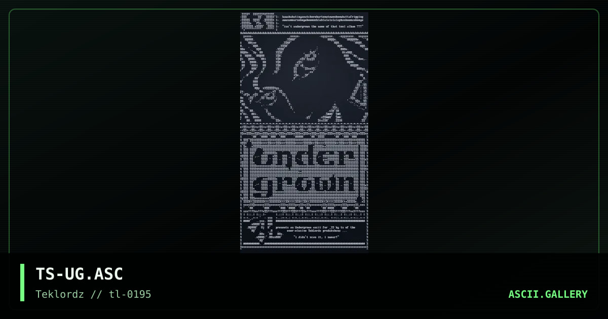 TS-UG.ASC, by ts, 1995