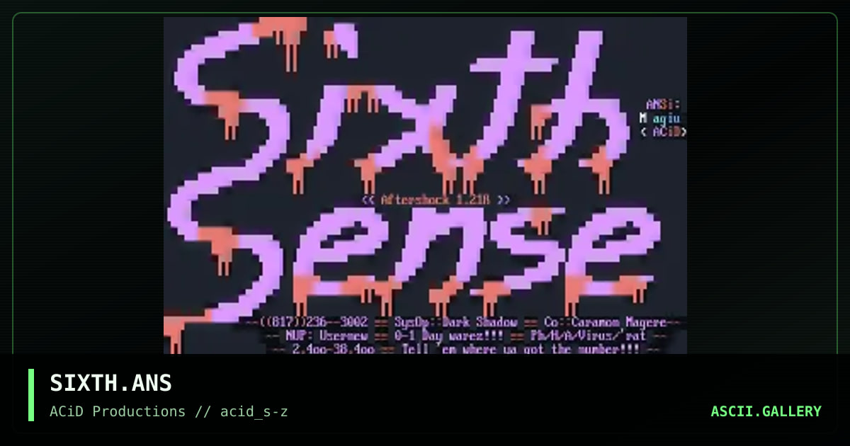 SIXTH.ANS, by magius, 1990