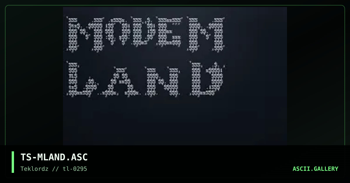 MoDEm LaNd LoGo, by ts, 1995