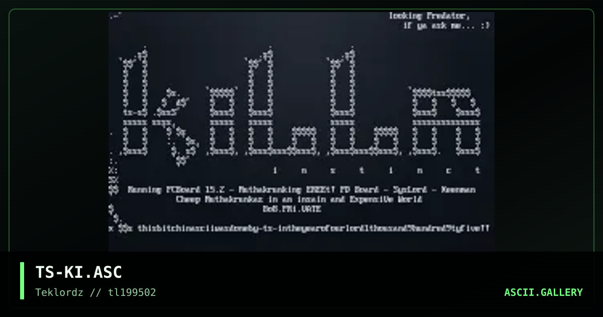 KiLLa iNSTiNCT, by ts, 1995