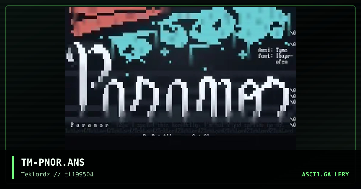 Paranor, by tyme, 1995