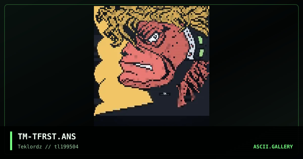 TM-TFRST.ANS, by tyme, 1995