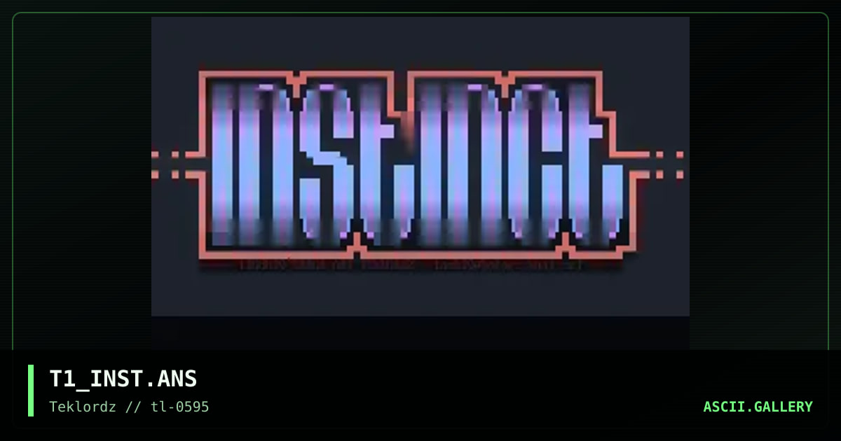Instinct Logo, by tosh10, 1995