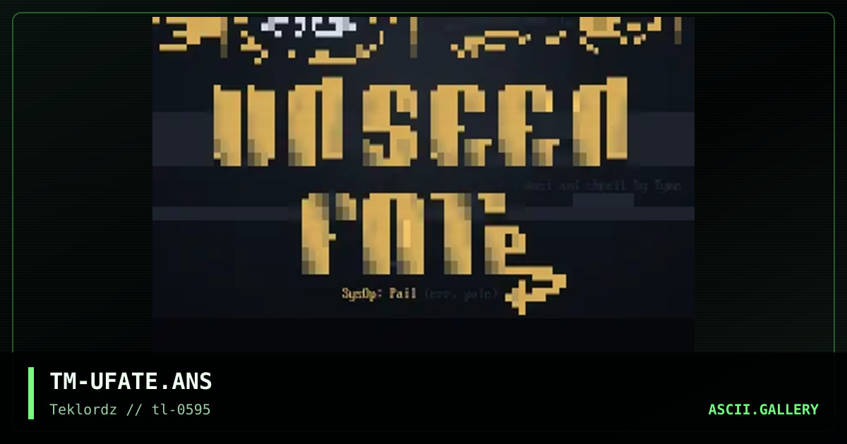 Unseen Fate, by tyme, 1995