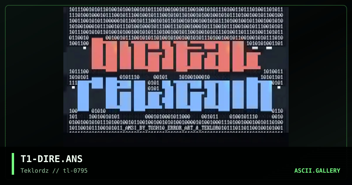 DIGITAL RELIGION #1, by tosh10, 1995