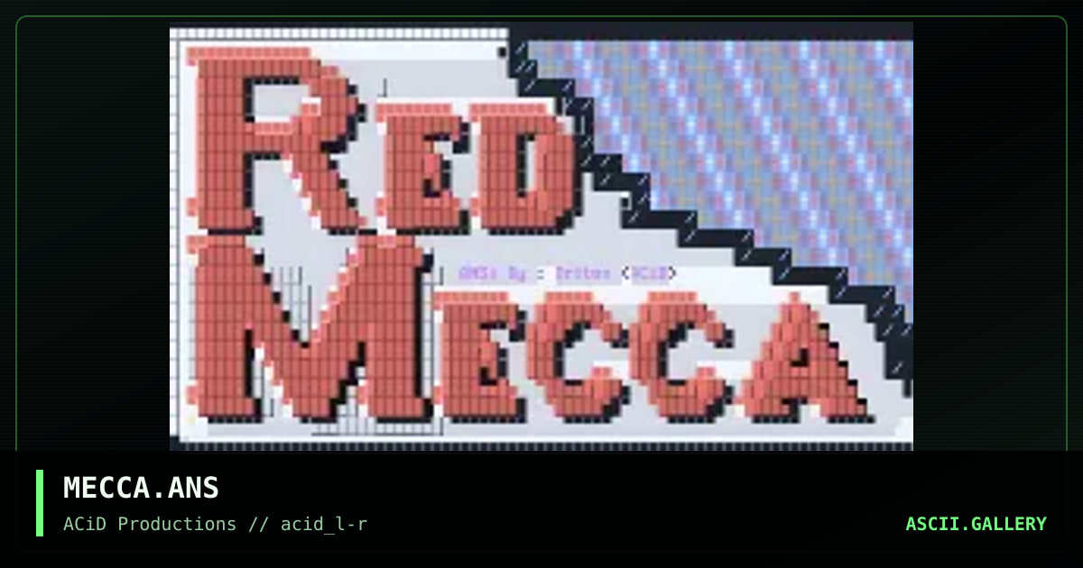 MECCA.ANS, by triton, 1990