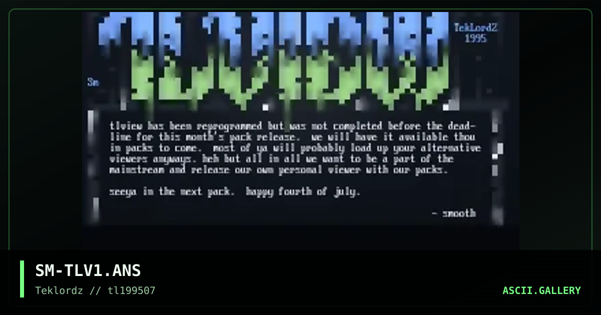 tlview, by smooth, 1995