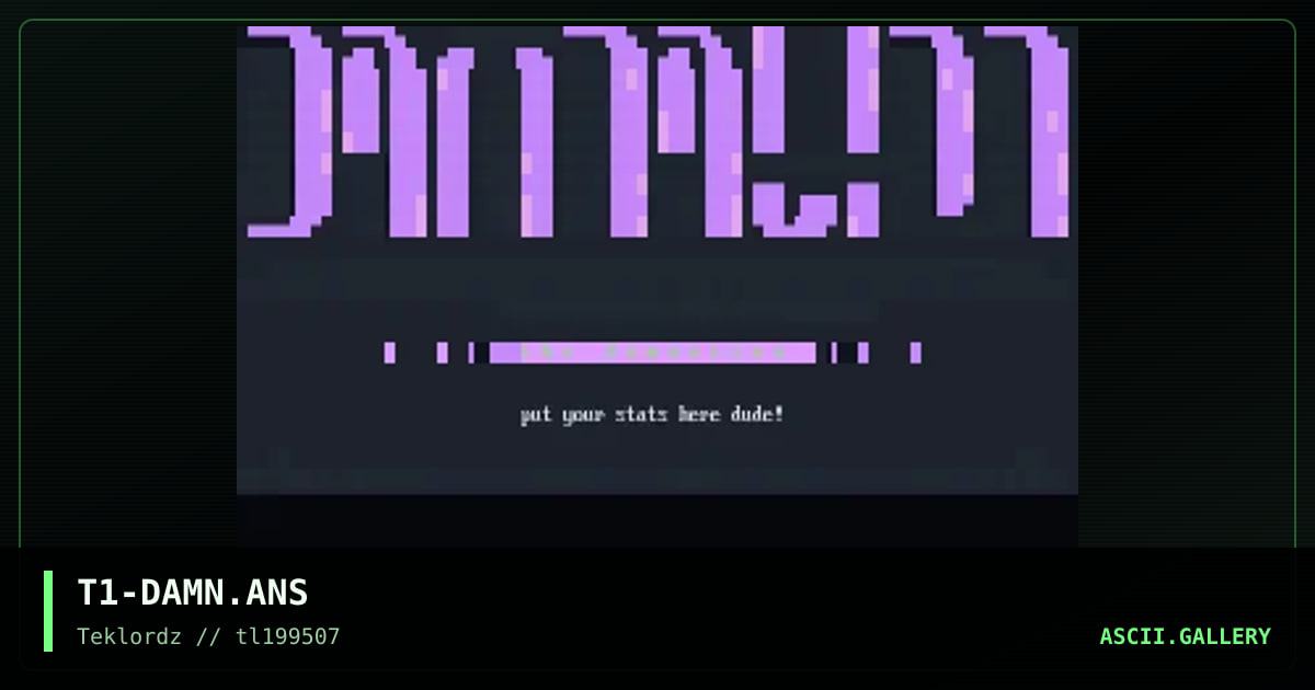 THE DAMNATION, by tosh10, 1995