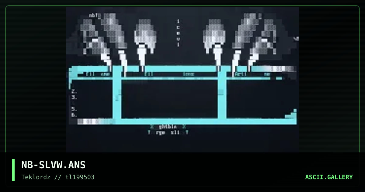 SLViEW ANSi interface, by night blade, 1995