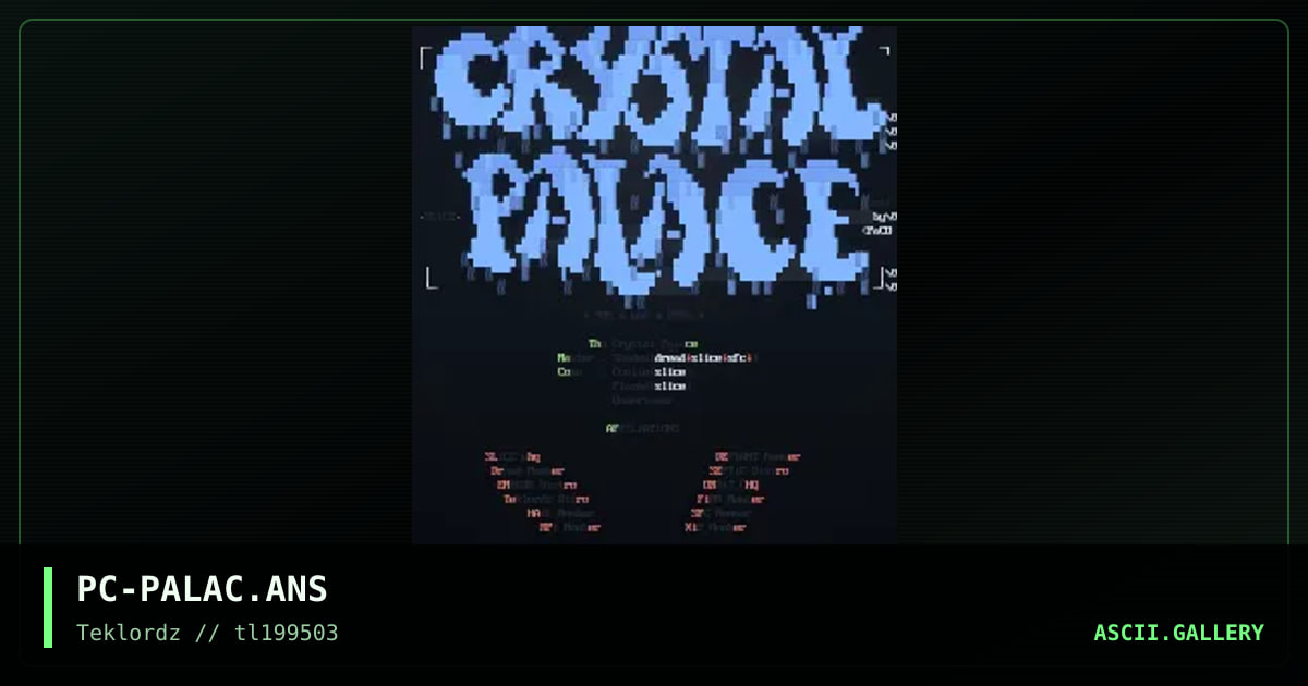 Crystal Palace, by paco, 1995