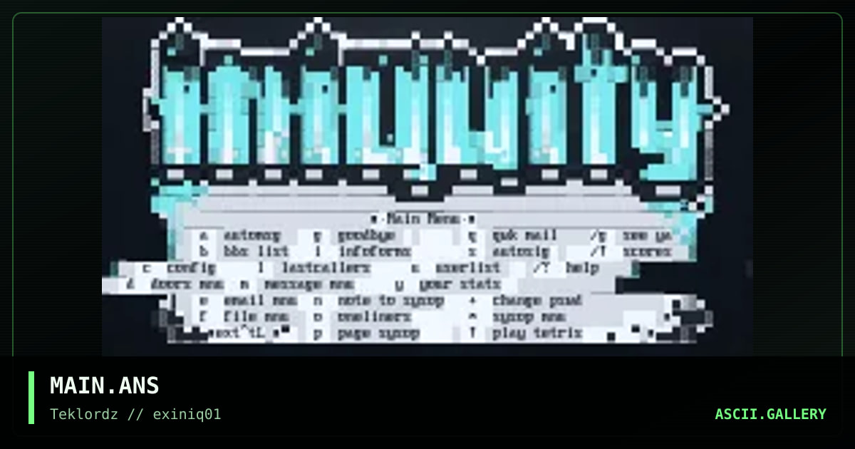 MAIN.ANS, by extreme, 1995