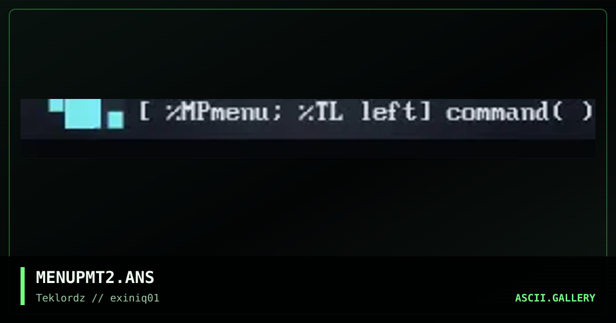 MENUPMT2.ANS, by extreme, 1995