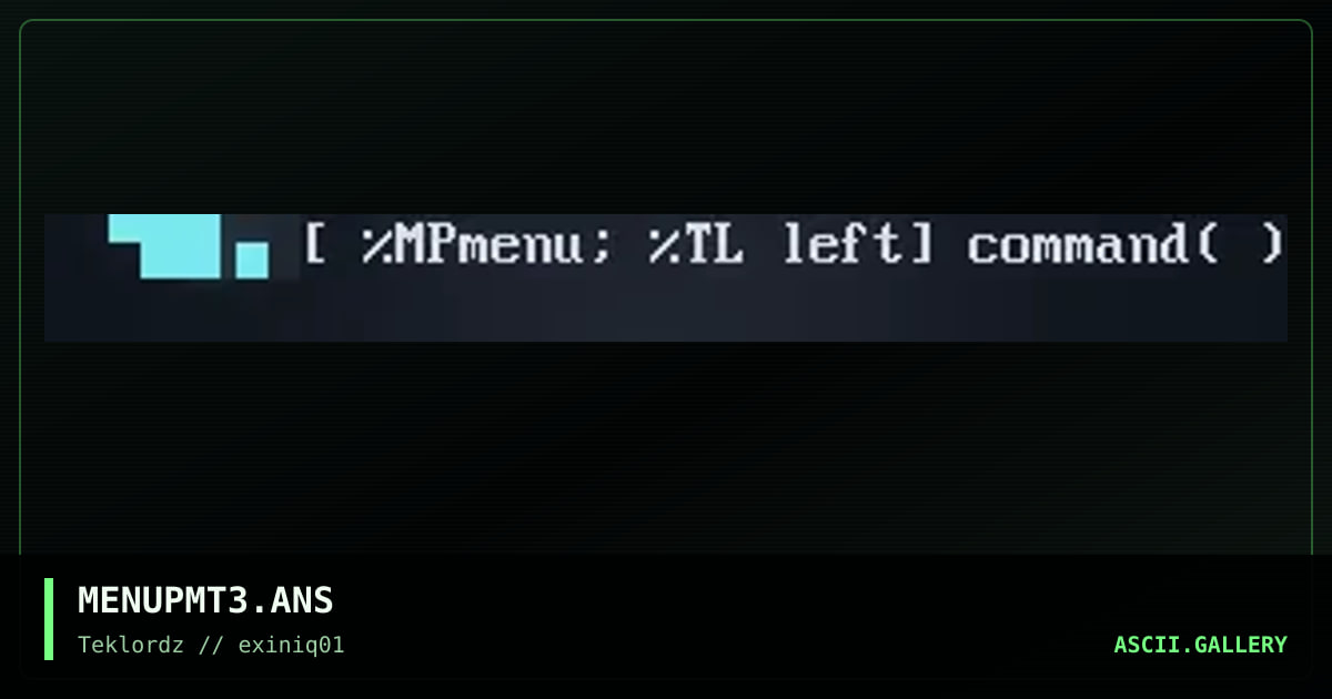 MENUPMT3.ANS, by extreme, 1995