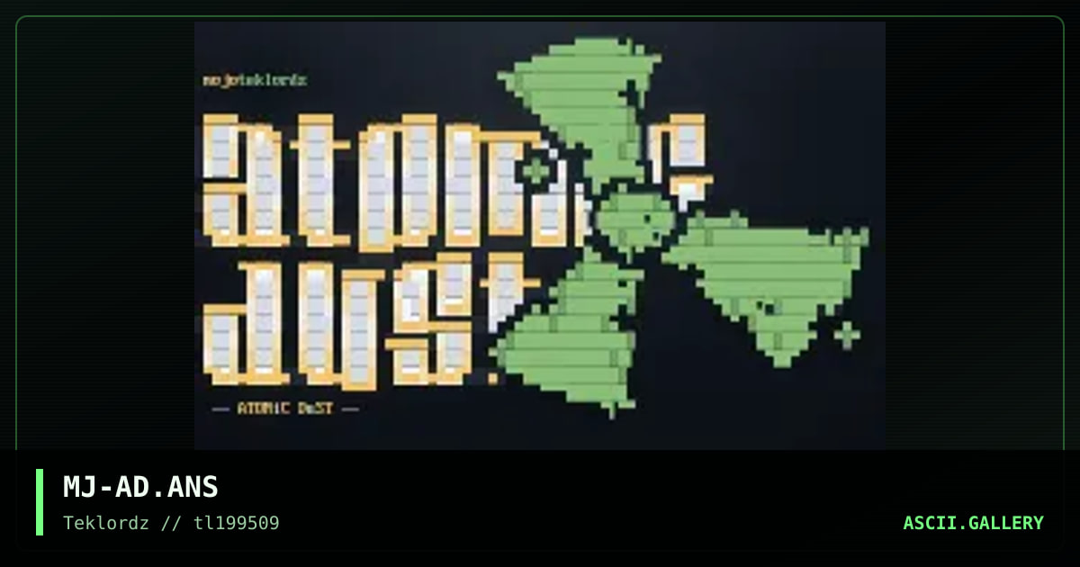 Atomic Dust, by mojo, 1995