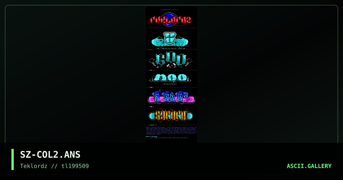 w00, another logo colly!, by seize, 1995