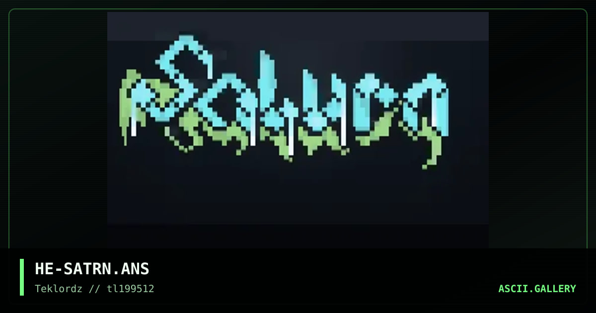Saturn, by hex, 1995