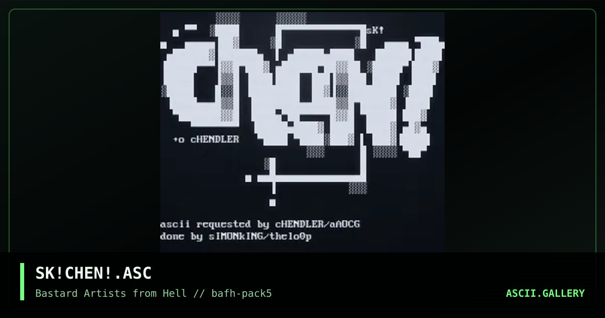SK!CHEN!.ASC, by simonking, 2002