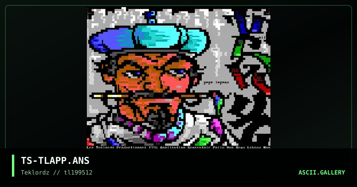 Teklordz AppGen, by ts, 1995