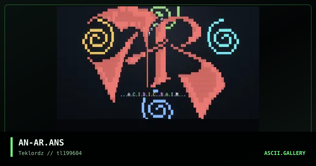 Acidic Rain, by anselmo, 1996