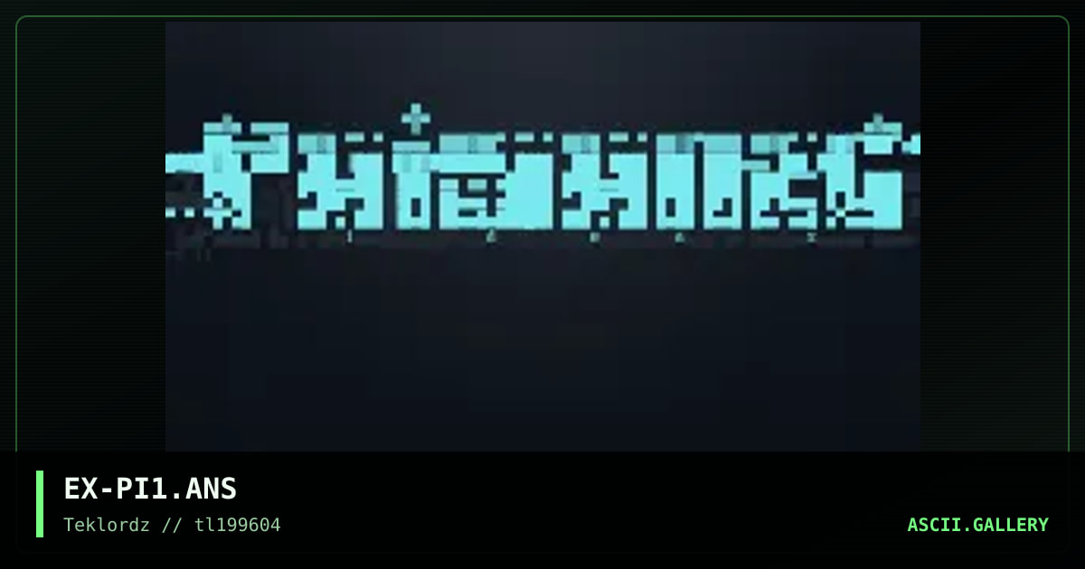 Poisoned Ideaz Logo, by extreme, 1996