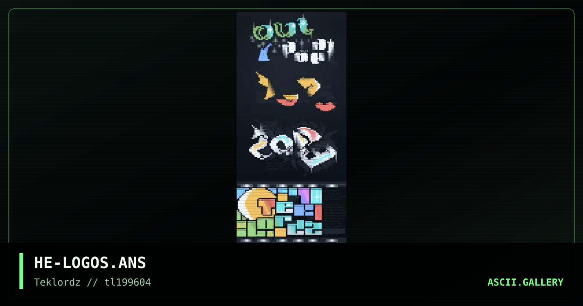 Logos, by hex, 1996