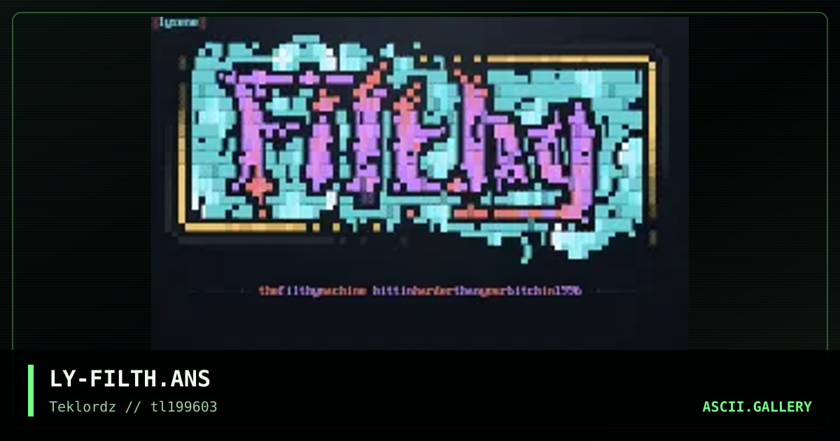 Filthy, by lysene, 1996