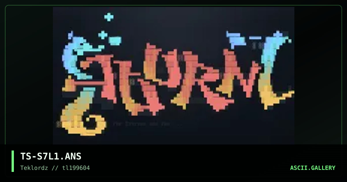 Saturn 7 Logo #1, by ts, 1996