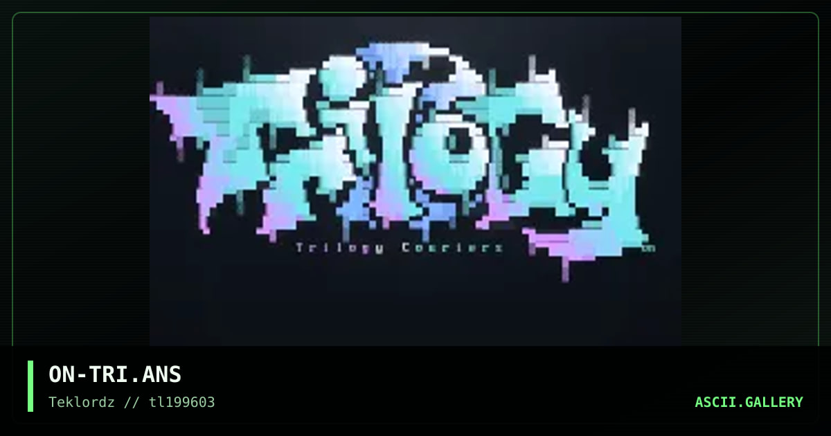 Trilogy, by o-tron, 1996