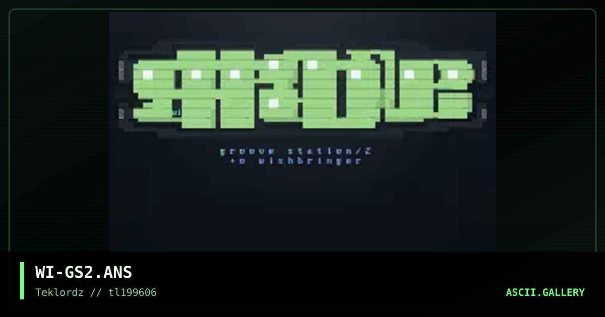 Groove Station / 2, by white insanity, 1996