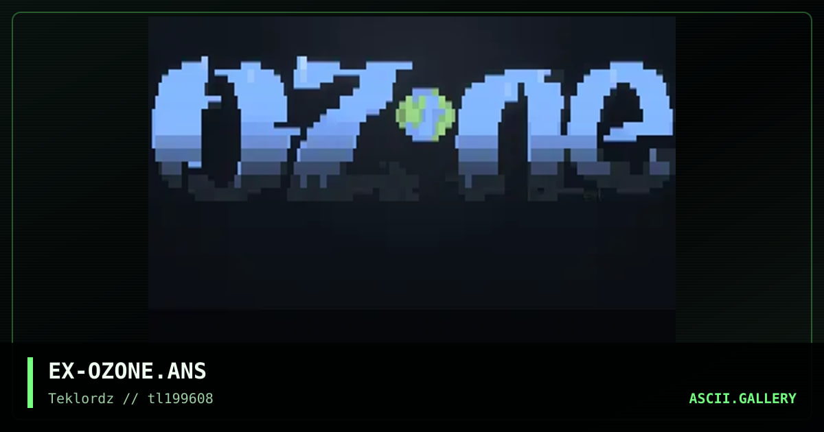 Ozone, by extreme, 1996