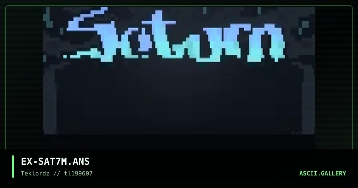 Saturn 7 Menu Temp 2, by extreme, 1996