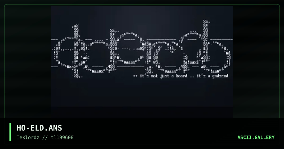 Eldorado, by holocaust, 1996