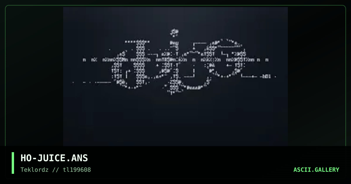 Juice!, by holocaust, 1996