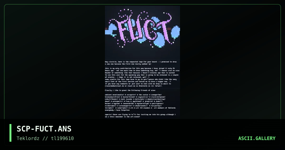 fuct logo, by scope, 1996
