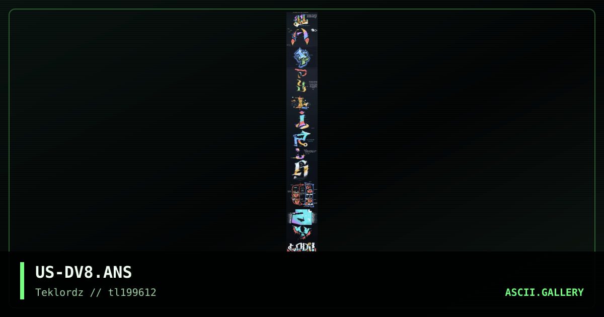 Happy Birthday DV8, by avenger, dope, junk, kyp, scope, tricycle, alecs, trate, nail, shaitan, poti, black weasel, 1996