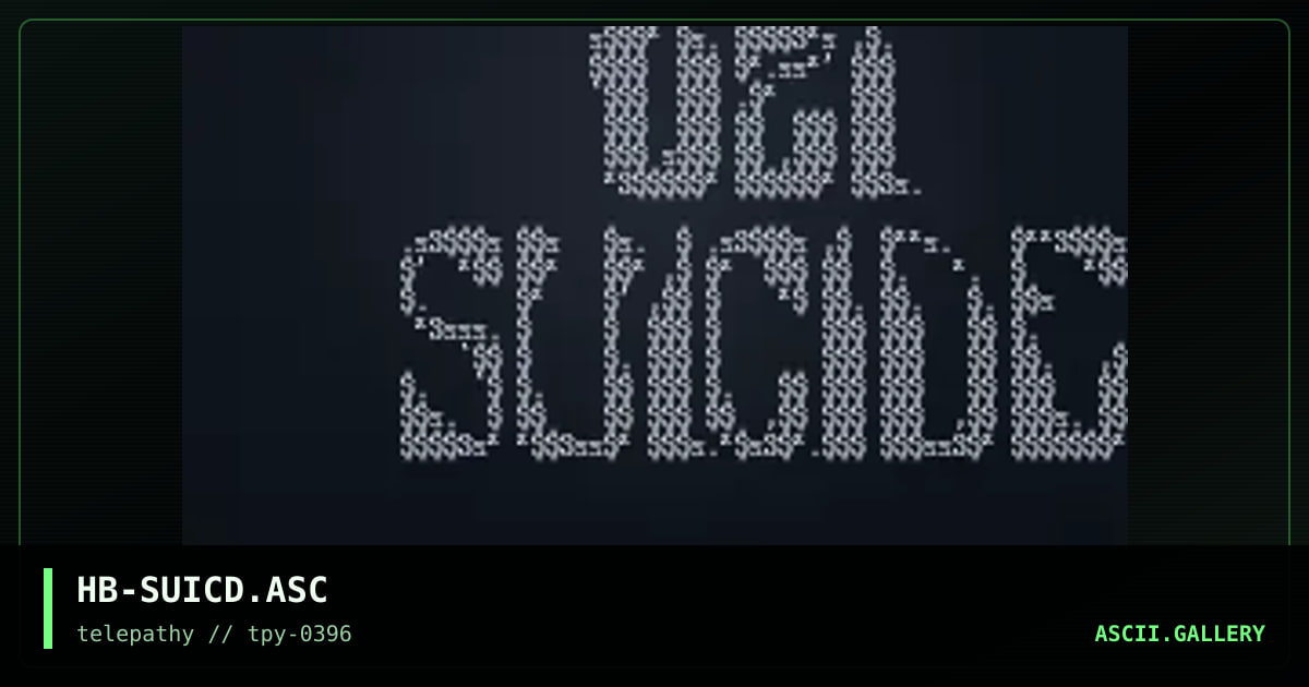 HB-SUICD.ASC, by hanibal, 1996