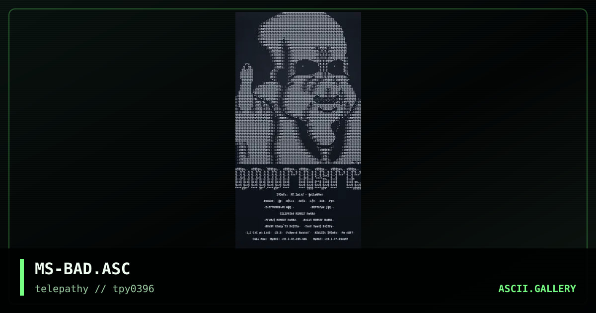 MS-BAD.ASC, by mr splif, 1996