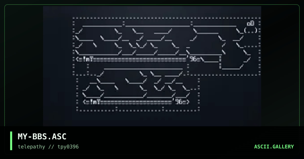 MY-BBS.ASC, by mercenary, 1996