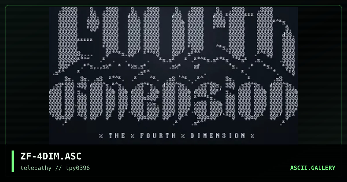 ZF-4DIM.ASC, by zarkof, 1996