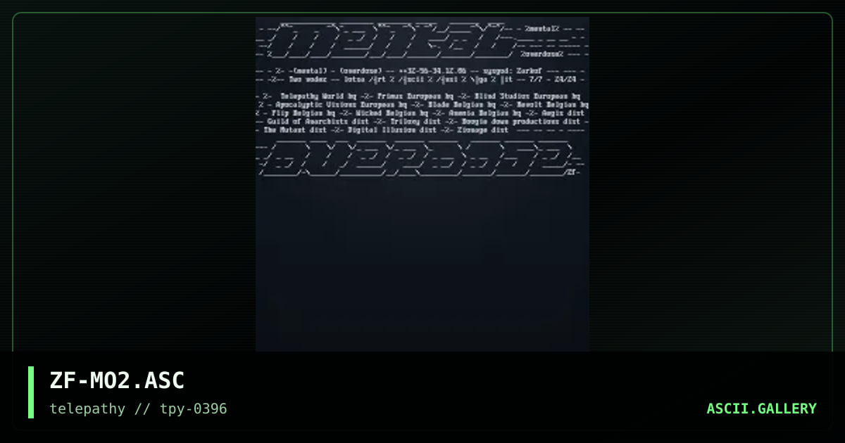 ZF-MO2.ASC, by zarkof, 1996