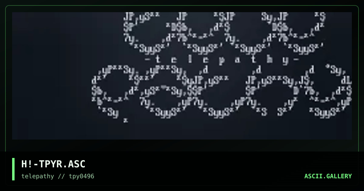 H!-TPYR.ASC, by hitech, 1996