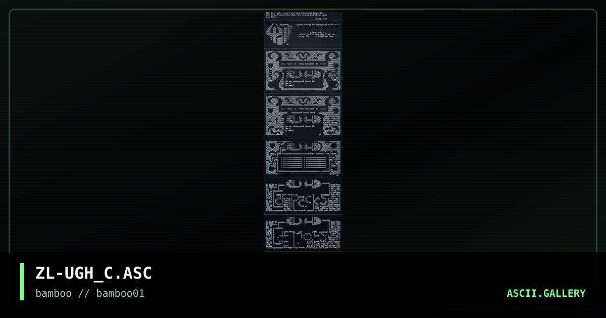 ZL-UGH_C.ASC, by zombie lead, 1999