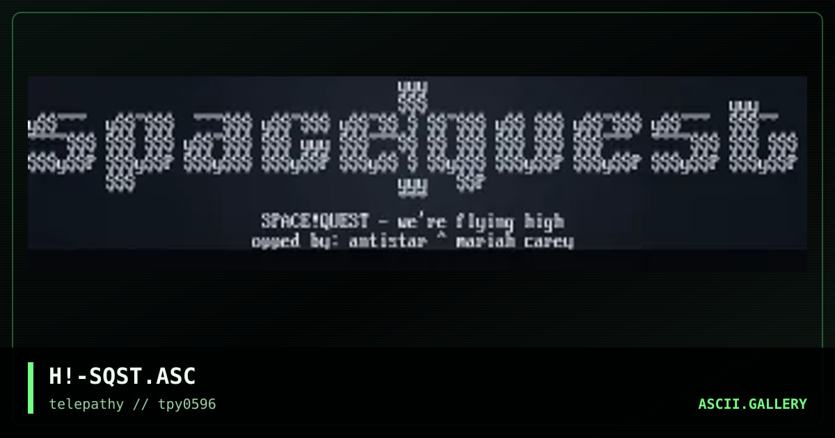 Spacequest, by hitech, 1996