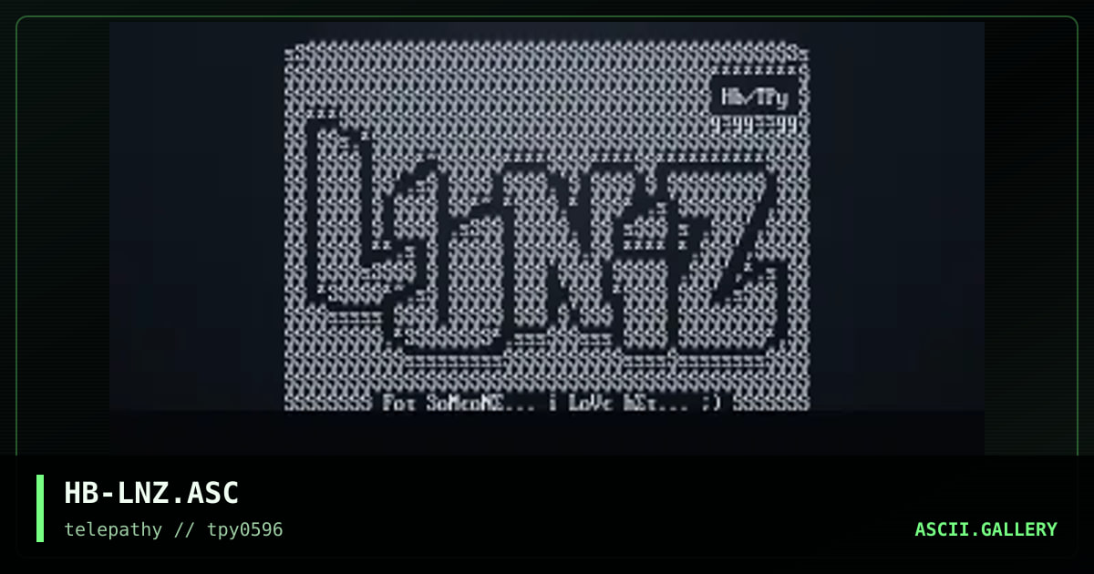 Luniz, by hanibal, 1996
