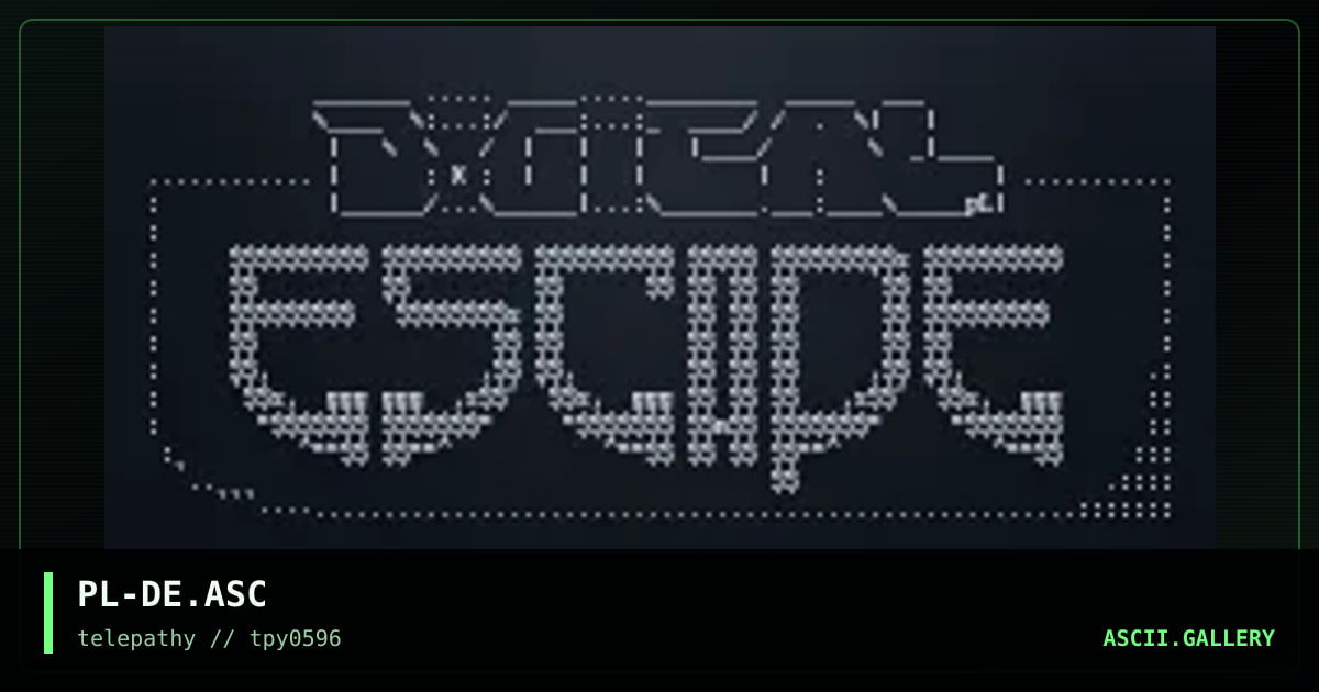 digital escape, by painless, 1996